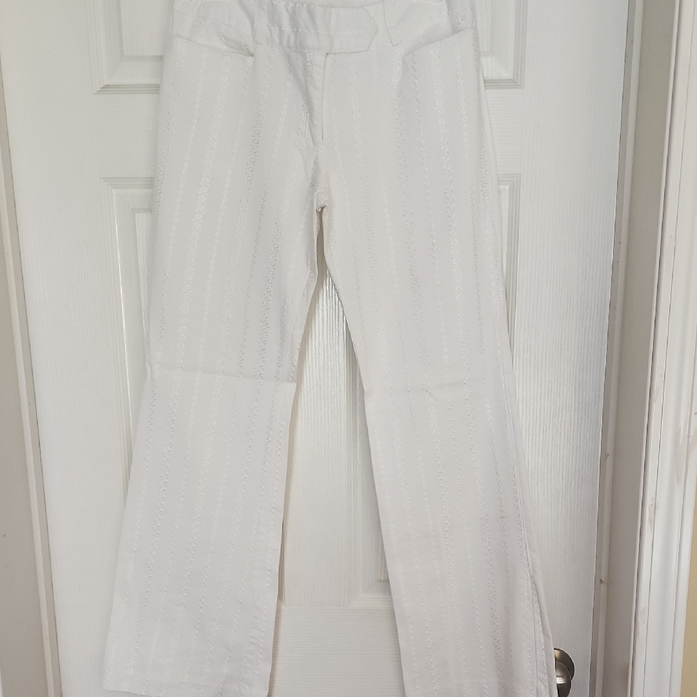 Elegant White Women's Pants